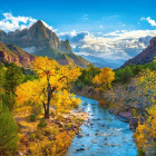 Puzzle - Castorland - Toamnă în Parcul Național Zion, SUA