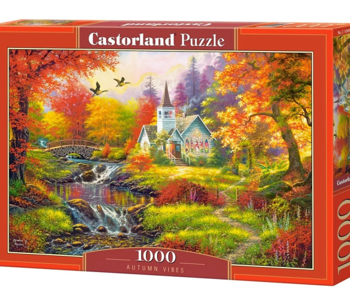 Puzzle - Castorland - Atmosferă de toamnă