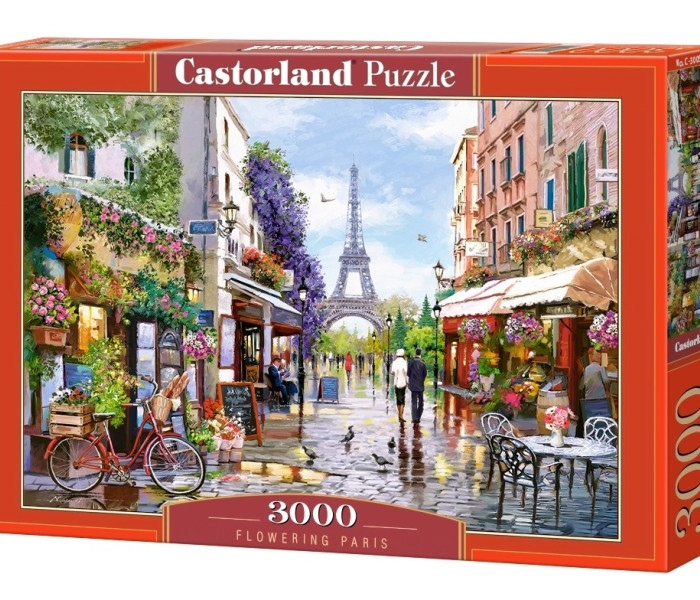 Puzzle - Castorland - Paris înflorit