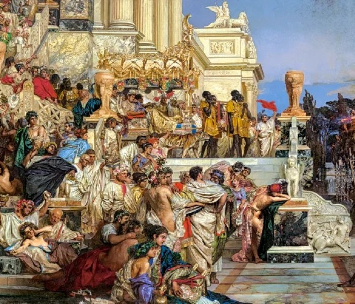 Puzzle - Castorland - Torțele lui Nero, Henryk Siemiradzki