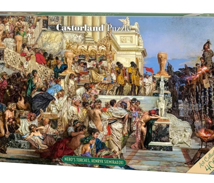 Puzzle - Castorland - Torțele lui Nero, Henryk Siemiradzki