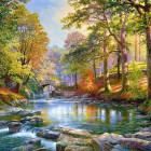 Puzzle - Castorland - De-a lungul râului