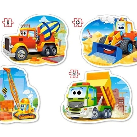 Vehicule de construcție - 4 în 1