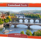 Puzzle - Castorland - Podurile Vltavei în Praga