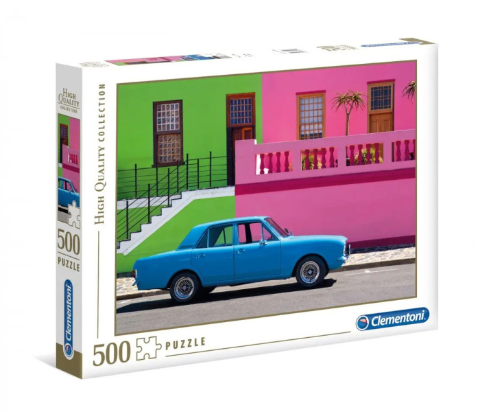 Puzzle - Clementoni - Mașină albastră
