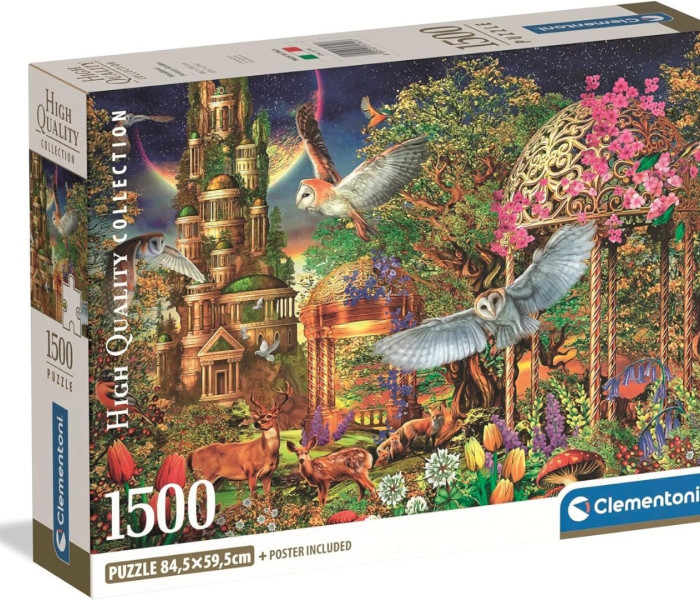 Puzzle - Clementoni - Grădina fanteziei din pădure