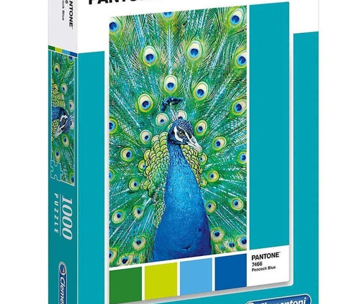 Puzzle - Clementoni - Păun turcoaz