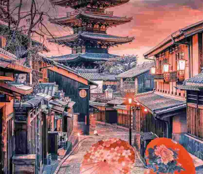 Puzzle - Clementoni - Seara în Kyoto