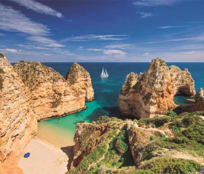 Puzzle - Clementoni - Golf în Algarve, Portugalia