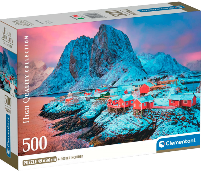 Puzzle - Clementoni - Satul Hamnøy, Norvegia