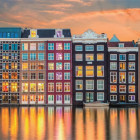 Puzzle - Clementoni - Amsterdamul vibrant - Puzzle panoramic