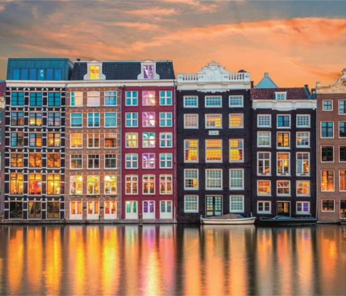 Puzzle - Clementoni - Amsterdamul vibrant - Puzzle panoramic