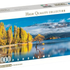 Puzzle - Clementoni - Reflexii aurii ale lacului Wanaka - Puzzle panoramic