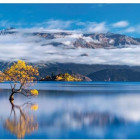 Puzzle - Clementoni - Reflexii aurii ale lacului Wanaka - Puzzle panoramic