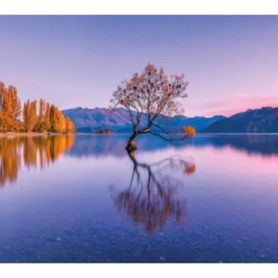Jazero Wanaka, Nový Zéland - Puzzle panoramic