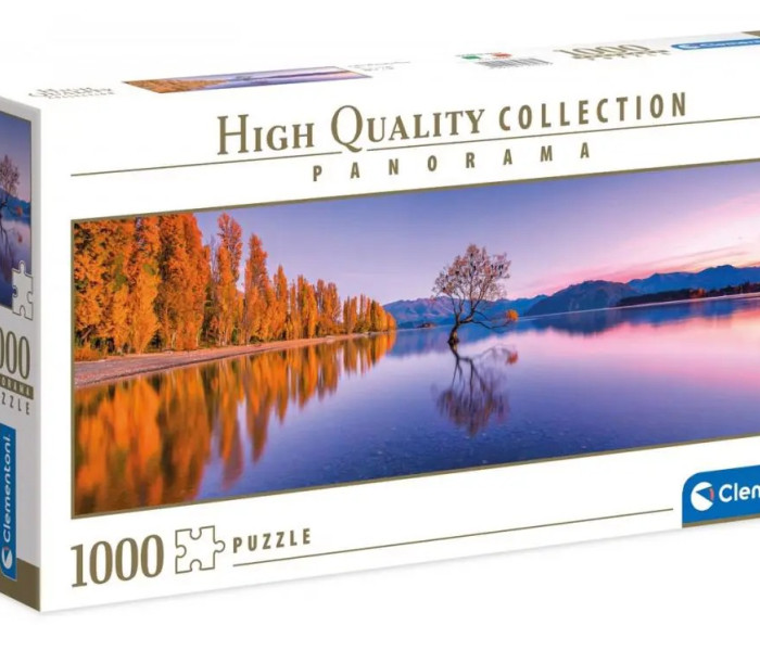 Puzzle - Clementoni - Jazero Wanaka, Nový Zéland - Puzzle panoramic