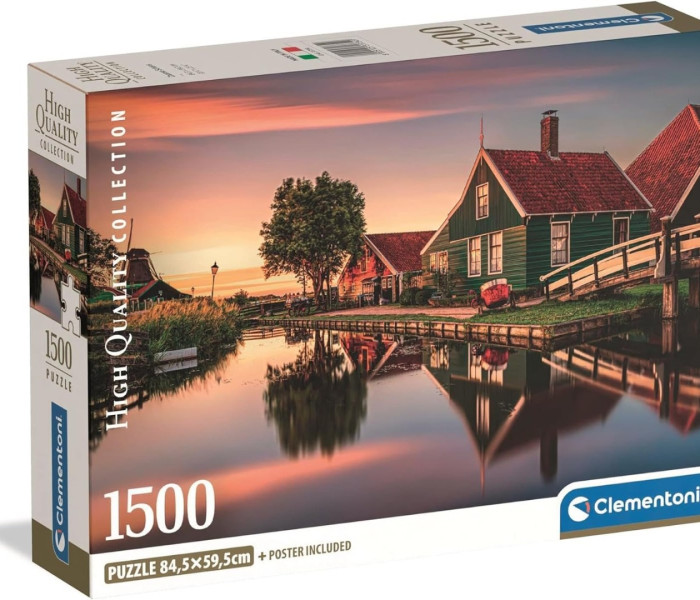 Puzzle - Clementoni - Satul Zaanse Schans