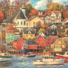 Puzzle - Clementoni - Portul Good Times