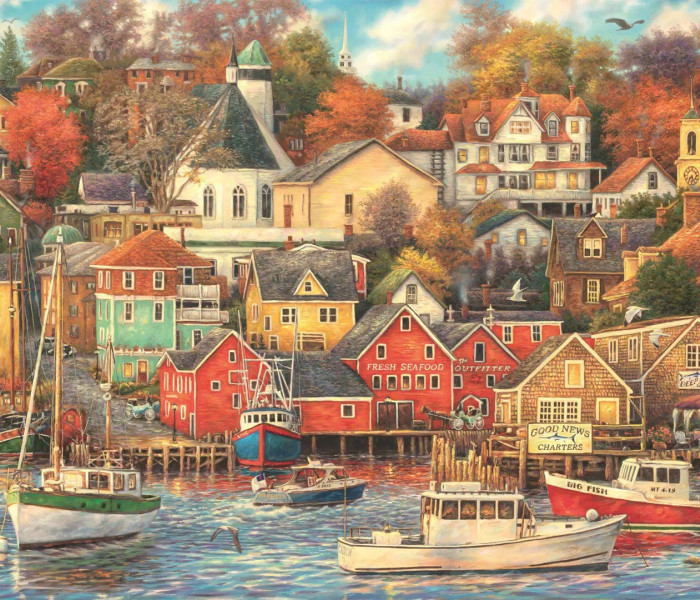 Puzzle - Clementoni - Portul Good Times
