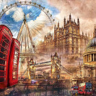 Puzzle - Clementoni - Londra Vintage