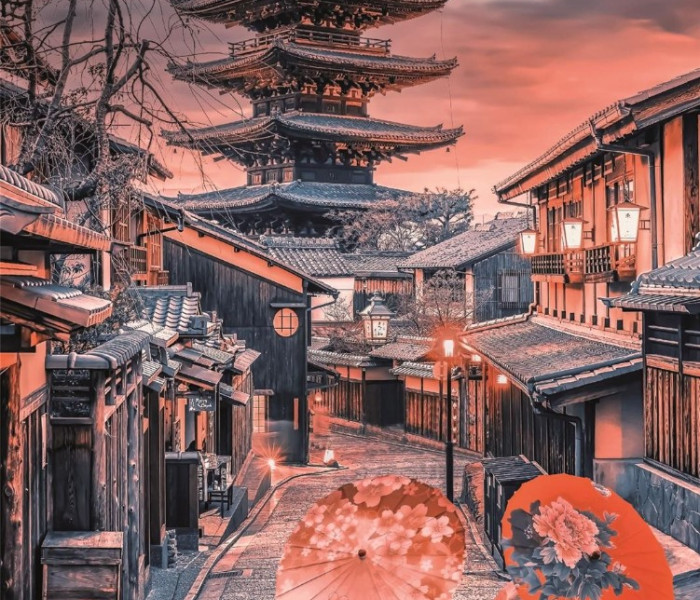 Puzzle - Clementoni - Seara în Kyoto