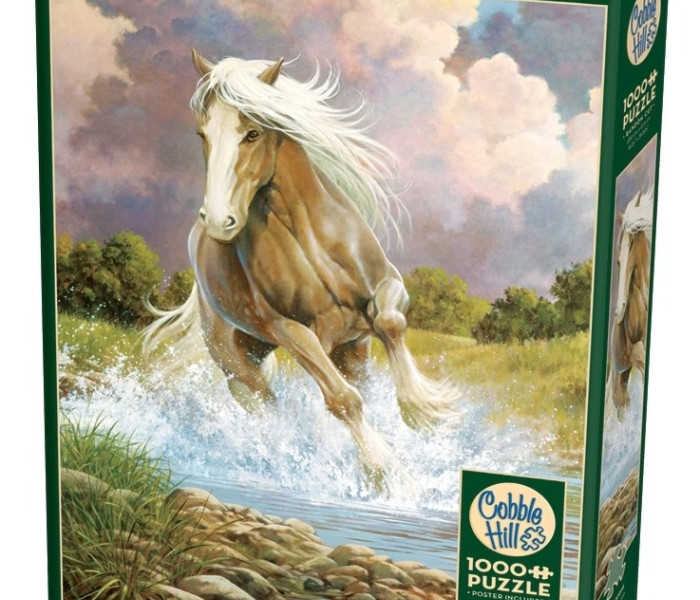 Puzzle - Cobble Hill - Cal alergând prin râu