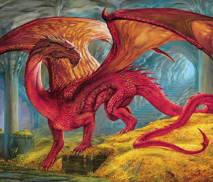 Puzzle - Cobble Hill - Comoara Dragonului Roșu