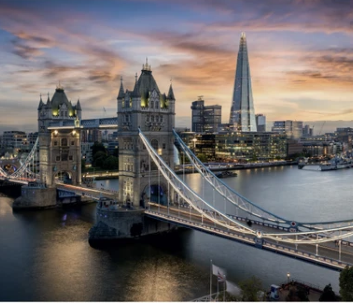 Puzzle - Dino - Amurg deasupra Tower Bridge - Puzzle luminos