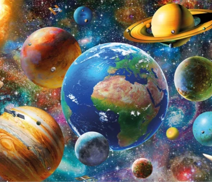 Puzzle - Dino - Planete - Puzzle luminos