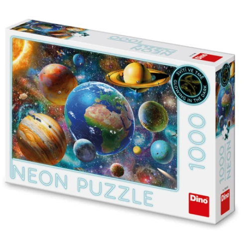 Planete - Puzzle luminos