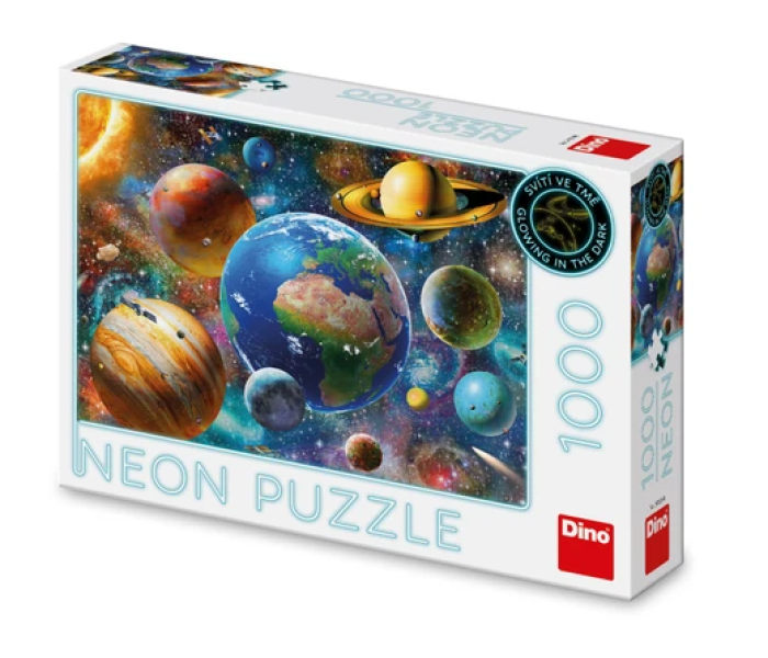 Puzzle - Dino - Planete - Puzzle luminos