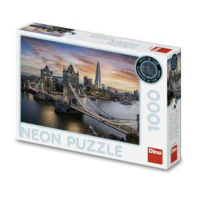 Amurg deasupra Tower Bridge - Puzzle luminos