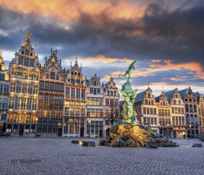 Puzzle - Dino - Furtună deasupra Anversului - Puzzle luminos