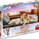 Puzzle - Dino - Gump pe canapea
