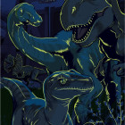 Puzzle - Dino - Jurassic World - Puzzle luminos