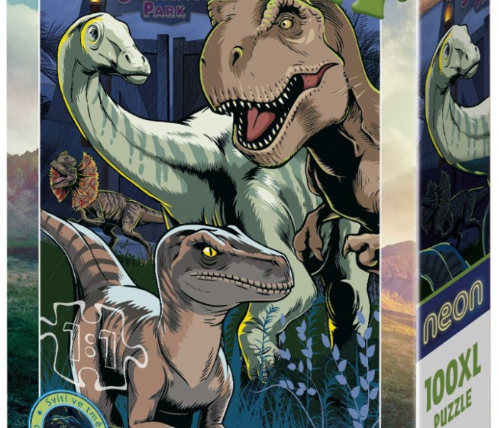Puzzle - Dino - Jurassic World - Puzzle luminos