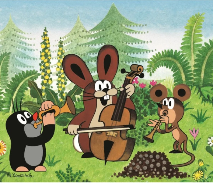 Puzzle - Dino - Cârtița și prietenii