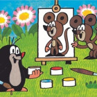 Puzzle - Dino - Cârtița Pictor