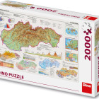 Puzzle - Dino - Harta Slovaciei