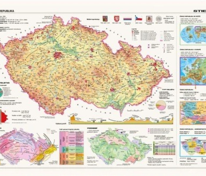 Puzzle - Dino - Hărți ale Republicii Cehe
