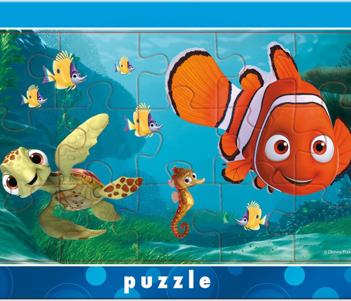Puzzle - Dino - Nemo și broasca țestoasă