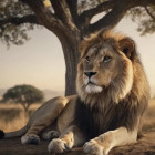 Puzzle - Dino - Leu odihnindu-se