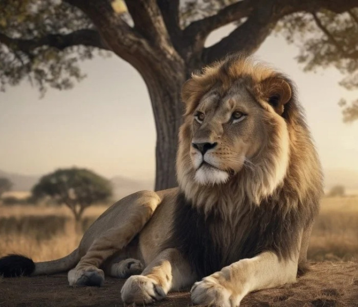 Puzzle - Dino - Leu odihnindu-se