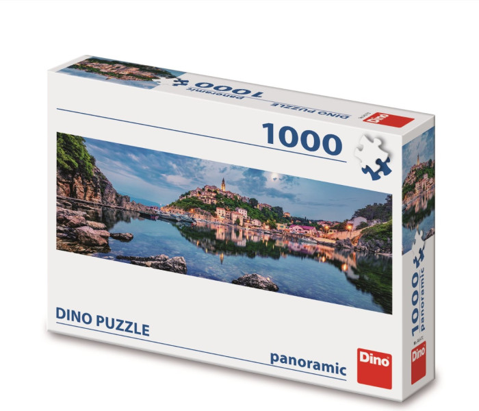 Puzzle - Dino - Insula Krk - Puzzle panoramic