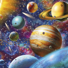 Puzzle - Dino - Planete