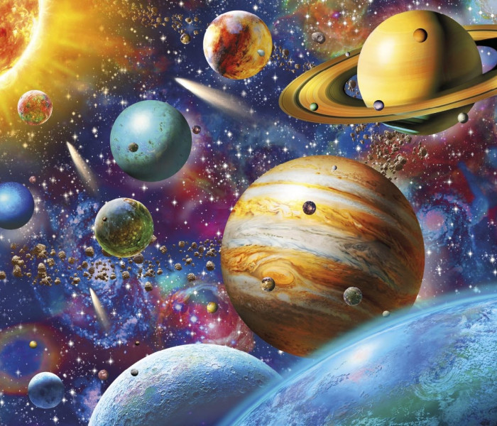 Puzzle - Dino - Planete