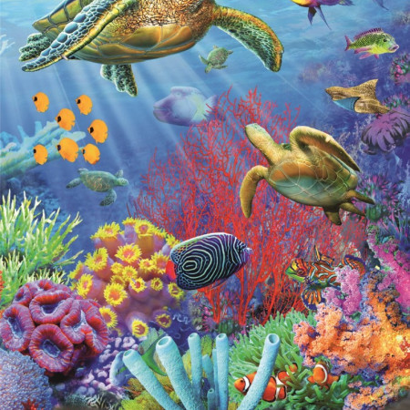 Lume subacvatică - Puzzle luminos