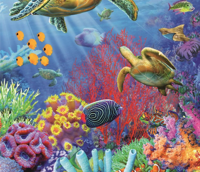 Puzzle - Dino - Lume subacvatică - Puzzle luminos