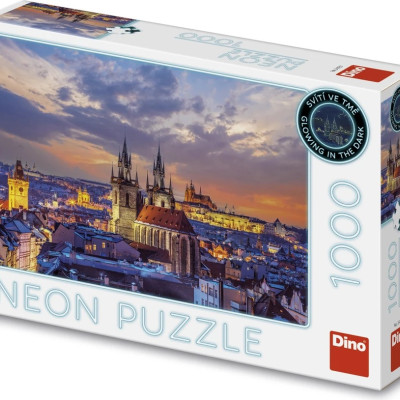 Vedere asupra Hradčany - Puzzle luminos