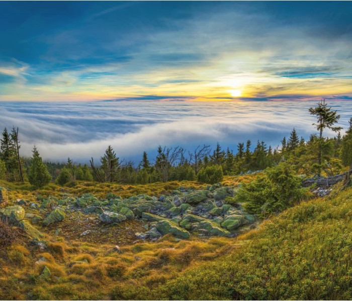 Puzzle - Dino - Vedere din Ještěd